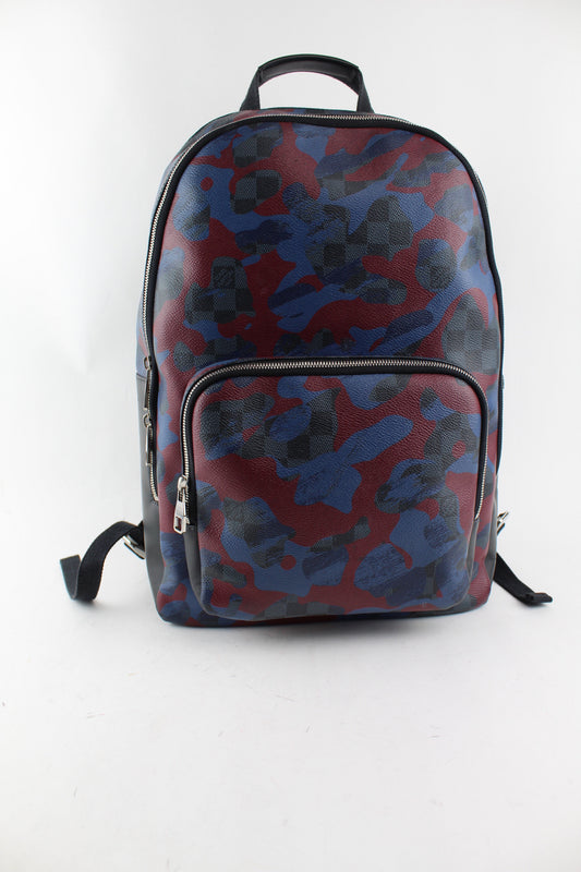 LOUIS VUITTON DAMIER COBALT CAMOUFLAGE ANDY BACKPACK BORDEAUX