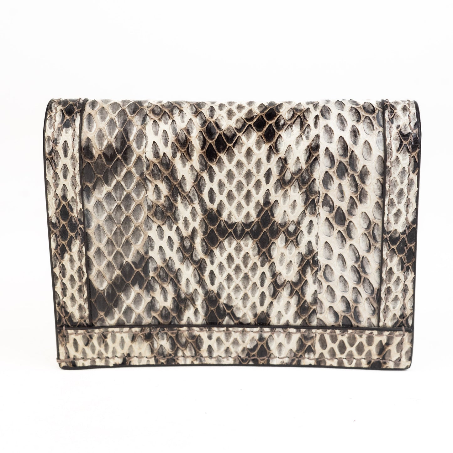 Gucci GG Snakeskin Card Case Wallet