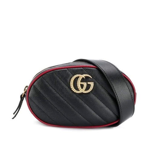 GUCCI GG MARMONT MATELASSE BELT BAG