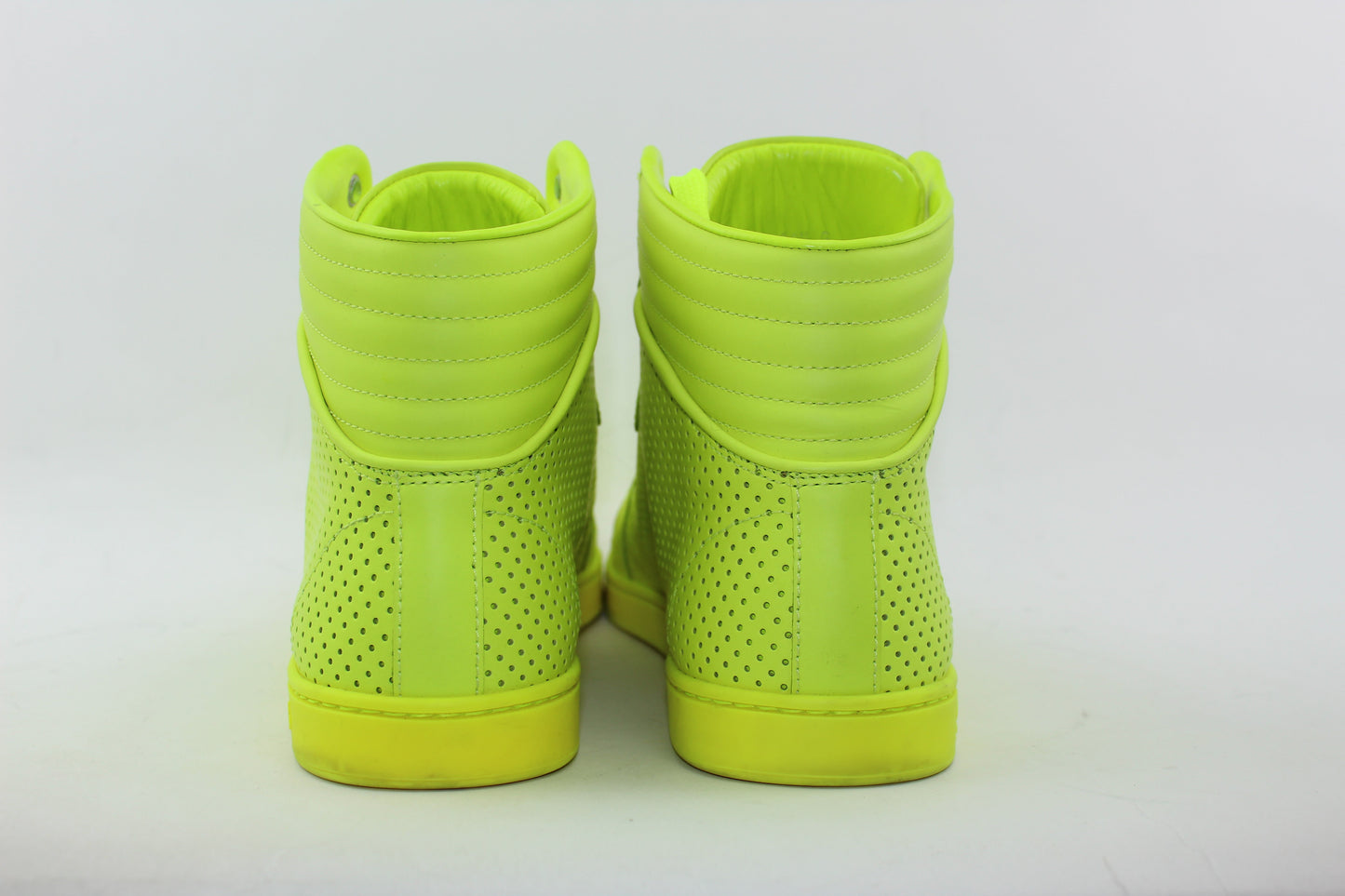 GUCCI NEON HIGH TOP SNEAKERS