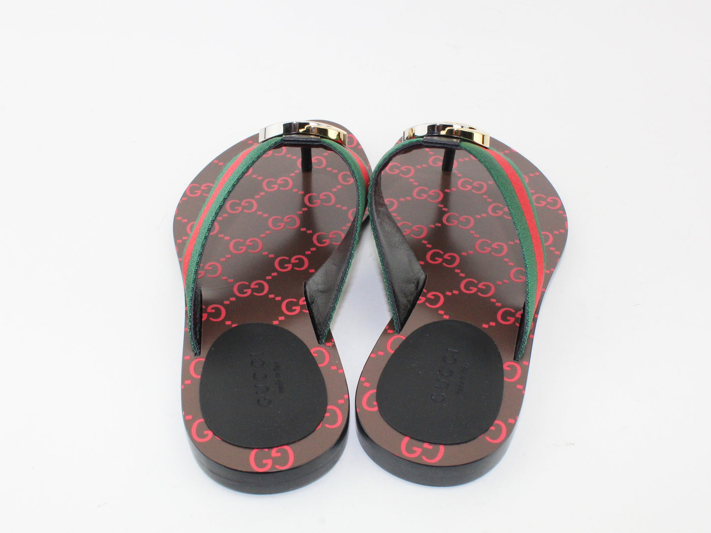 Gucci GG Thong Web Sandal