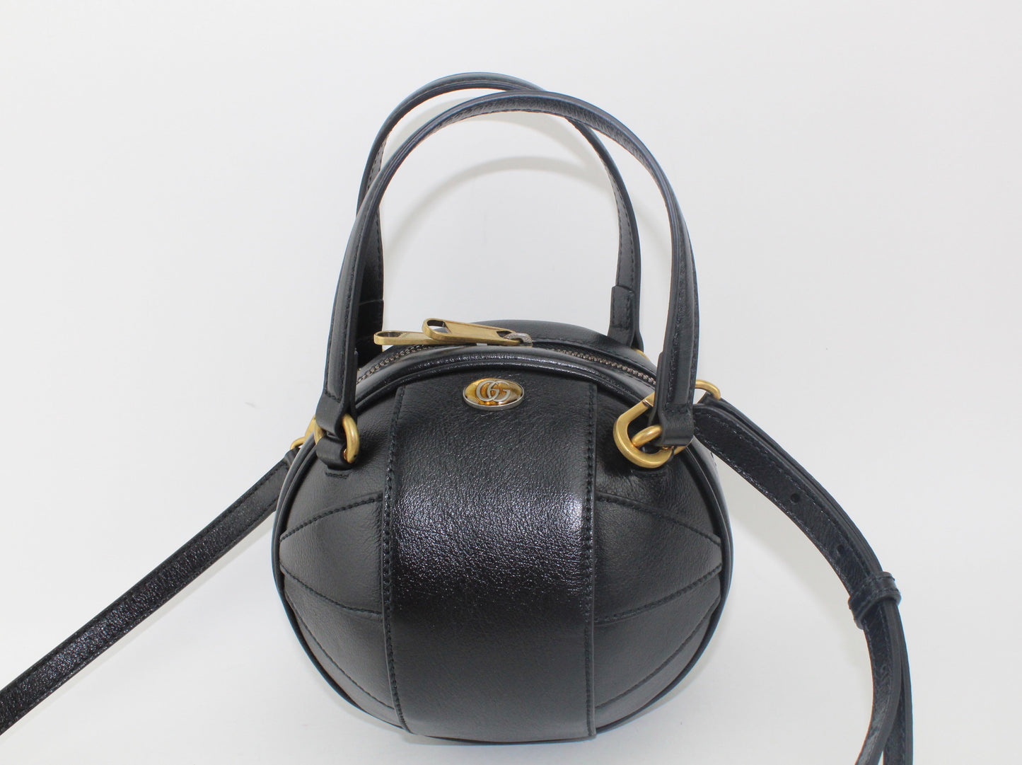 GUCCI TIFOSA LEATHER SHOULDER BAG