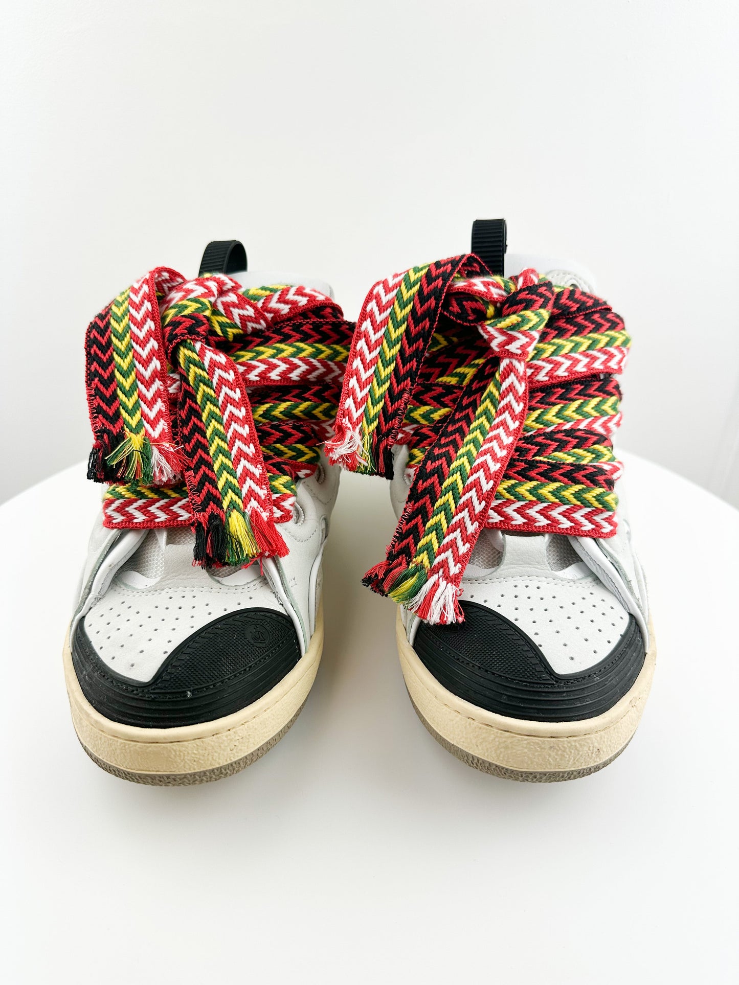 Lanvin Leather Curb Sneaker