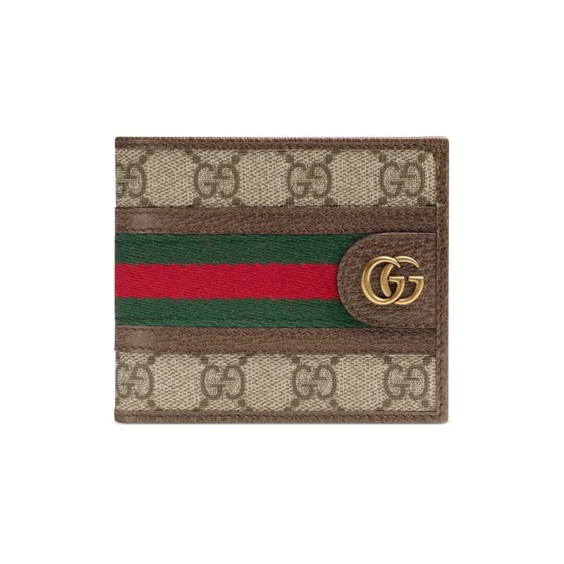 GUCCI OPHIDIA GG SUPREME BIFOLD WALLET
