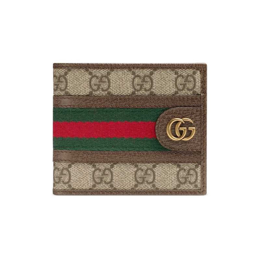 GUCCI OPHIDIA GG SUPREME BIFOLD WALLET