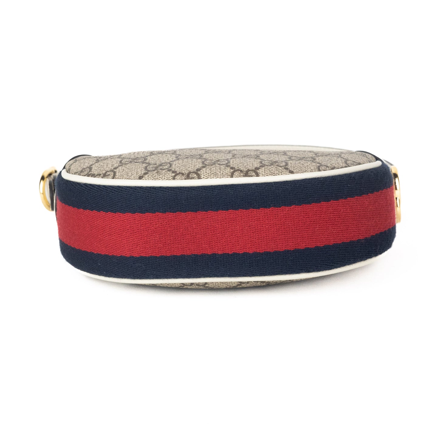 Gucci Ophidia GG Supreme Mini Bag in White