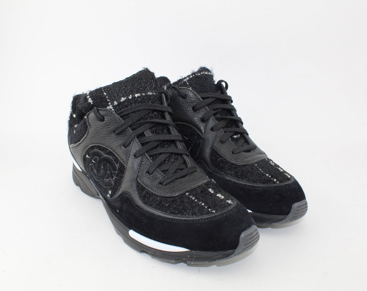 Chanel cross trainer sneakers