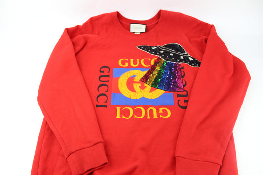 Gucci Red Sweatshirt Size Large