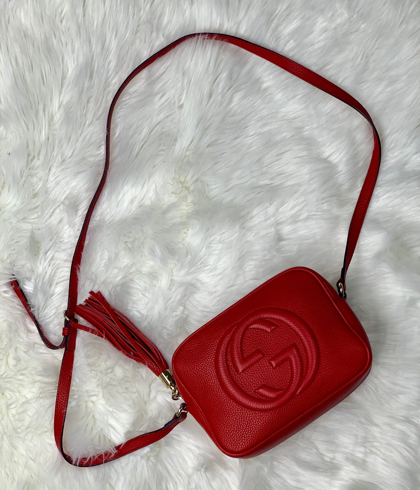 GUCCI SOHO LEATHER DISCO BAG