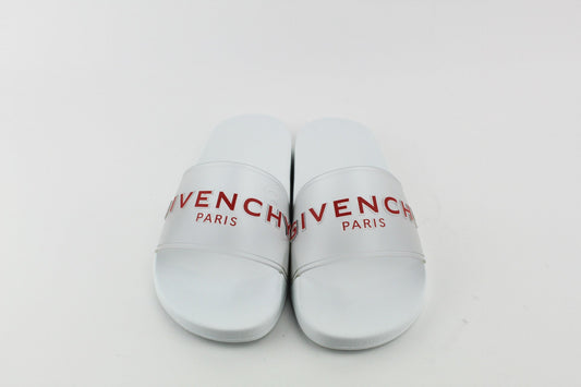 GIVENCHY LOGO TRANSPARENT RUBBER SLIDE