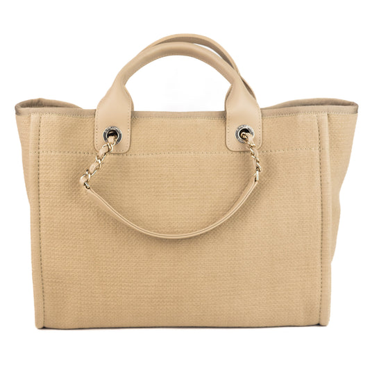Chanel Deauville Tote Beige