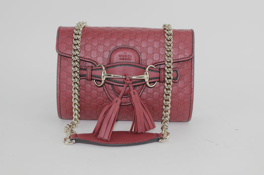 GUCCI MICROGUCCISSIMA EMILY MINI SHOULDER BAG
