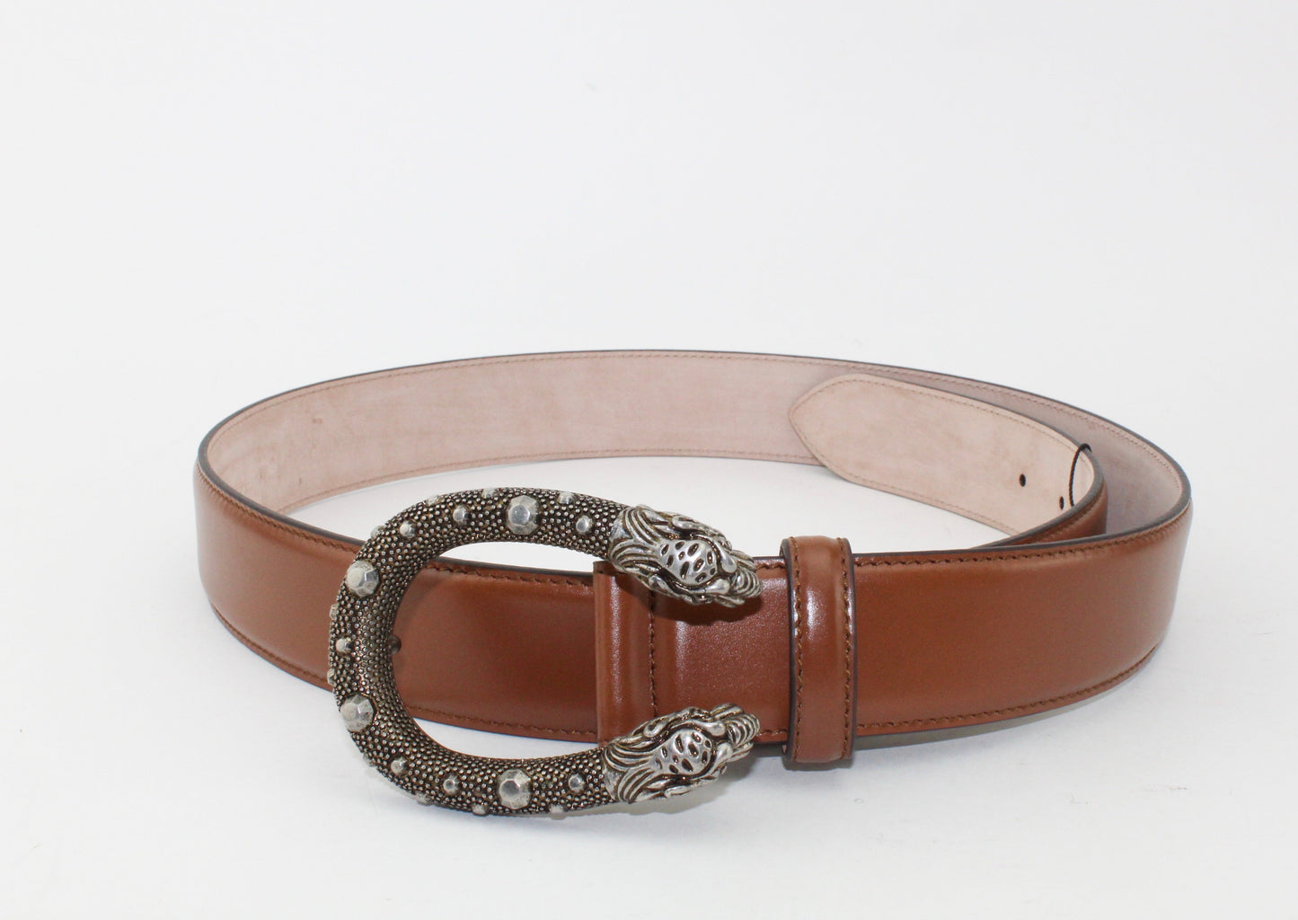 GUCCI LEATHER CALF BELT