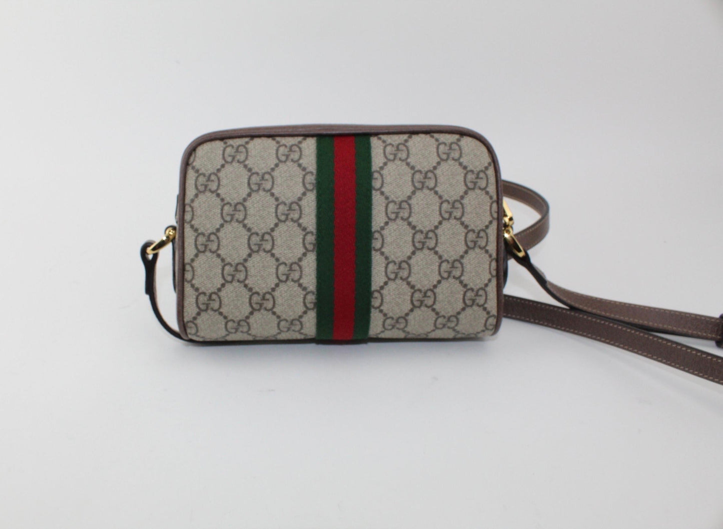 GUCCI OPHIDIA GG SUPREME MINI BAG