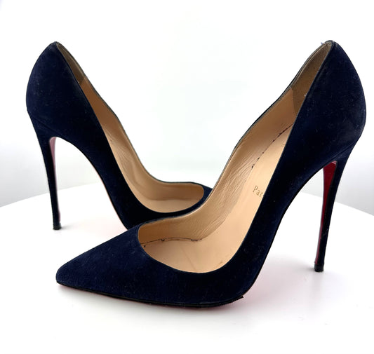 Christian Louboutin So Kate 120mm Velvet Size 38