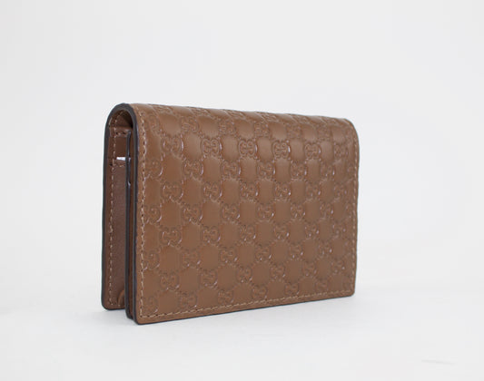 GUCCI MICROGUCCISSIMA CARD CASE WALLET