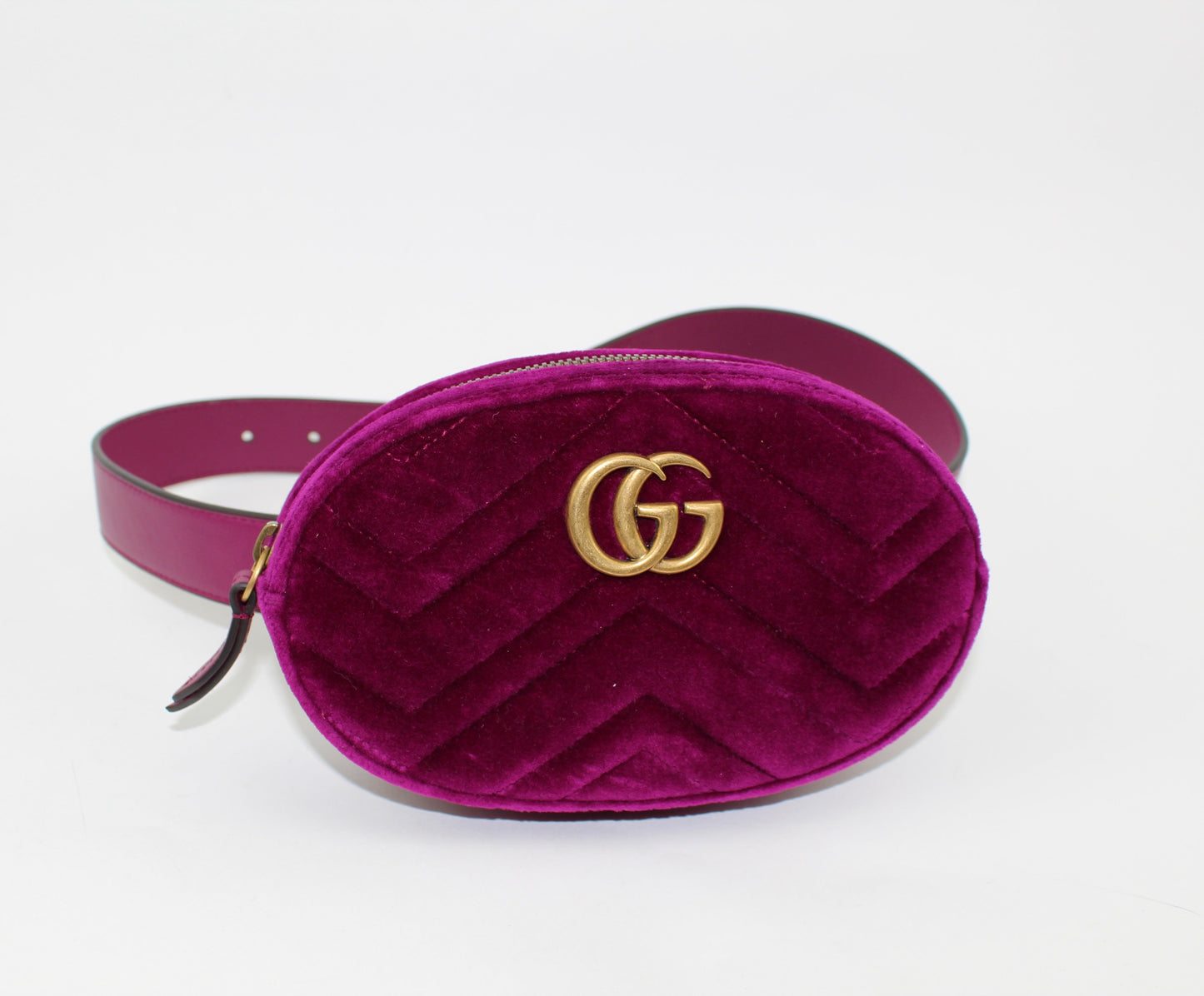 GUCCI SMALL MARMONT VELVET BELT BAG
