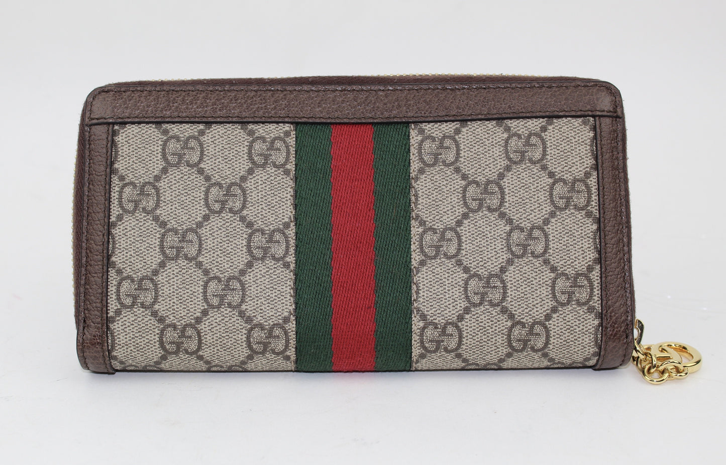 GUCCI OPHIDIA GG SUPREME CANVAS WALLET