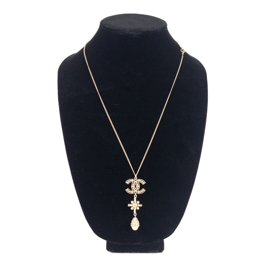Chanel CC Gold Necklace