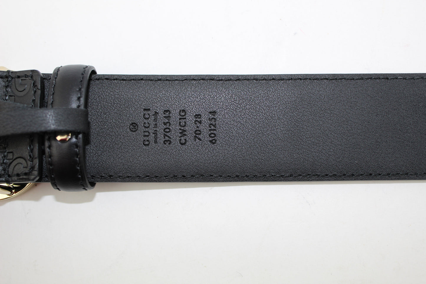 GUCCI SIGNATURE BELT WITH G BUCKLE 70/28