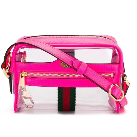 Gucci Mini Ophidia Transparent Crossbody bag