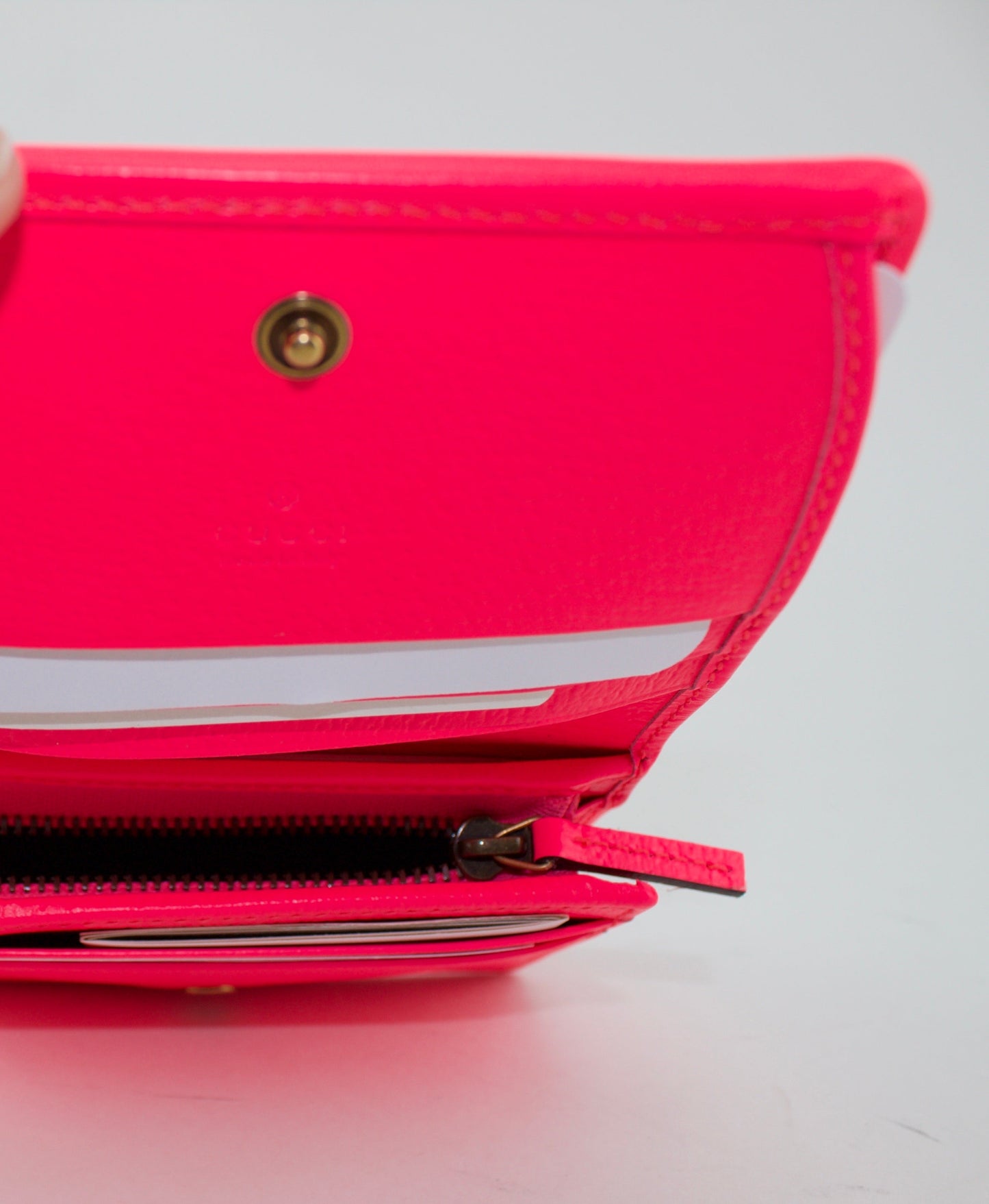 GUCCI ZUMI FLORA CARD CASE WALLET