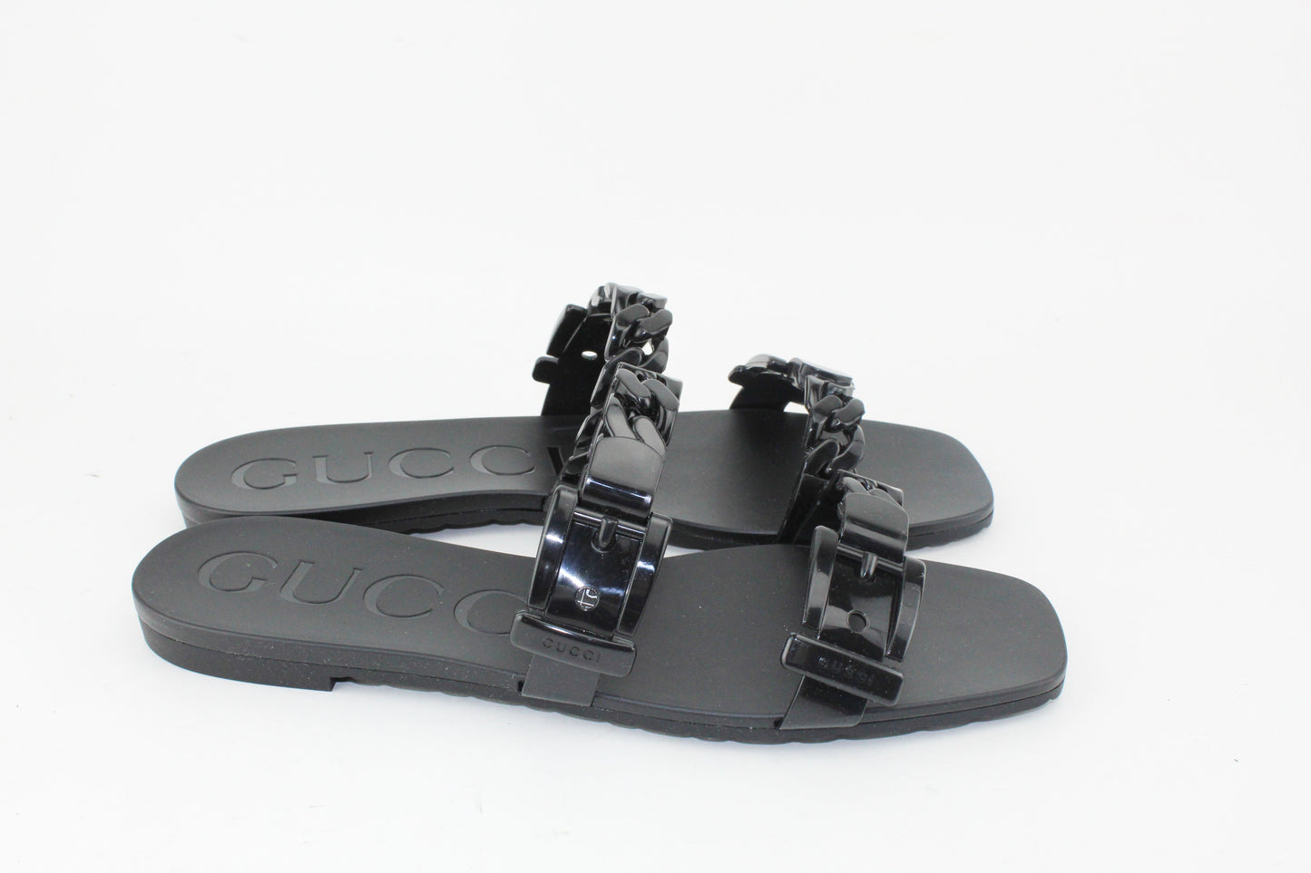 Gucci Women rubber slide sandal