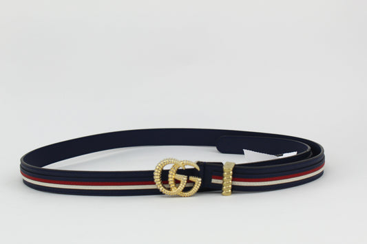 Gucci Stripe leather belt