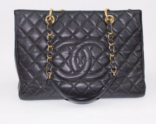 CHANEL GRAND SHOPPER TOTE CAVIAR