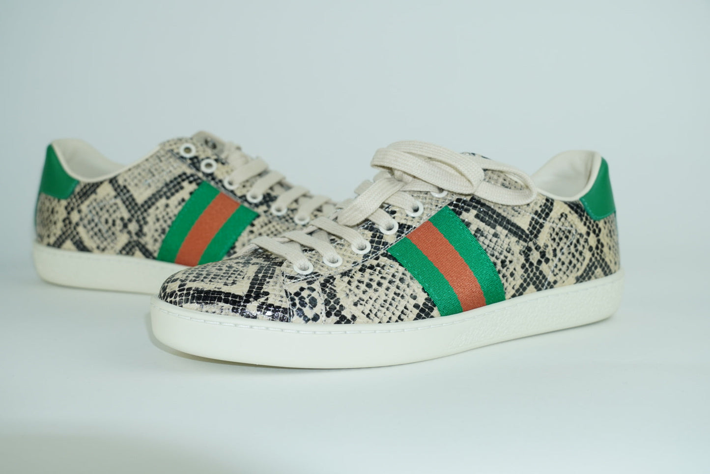 Gucci Python Print Sneakers