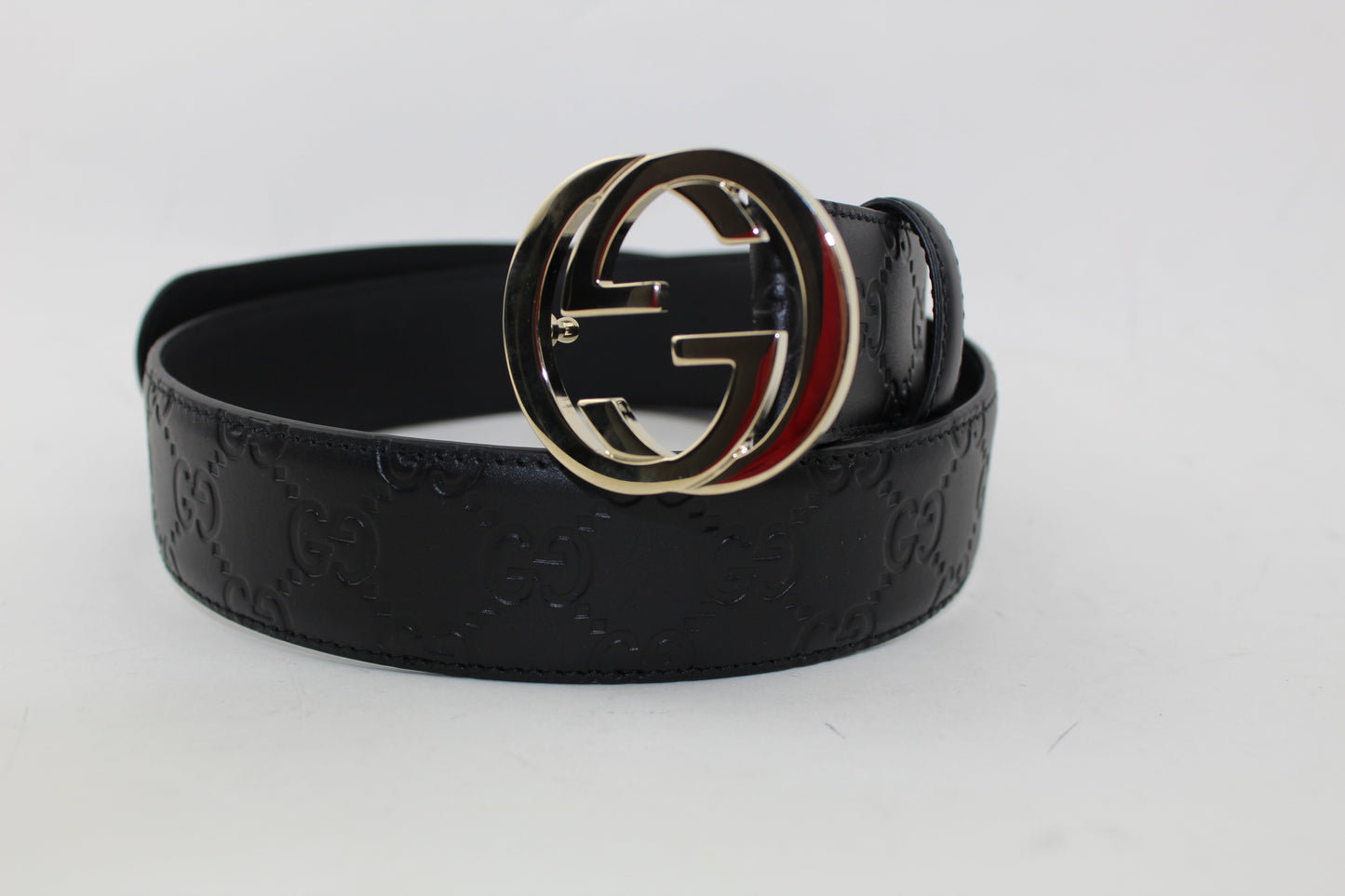 GUCCI SIGNATURE BELT WITH G BUCKLE 70/28