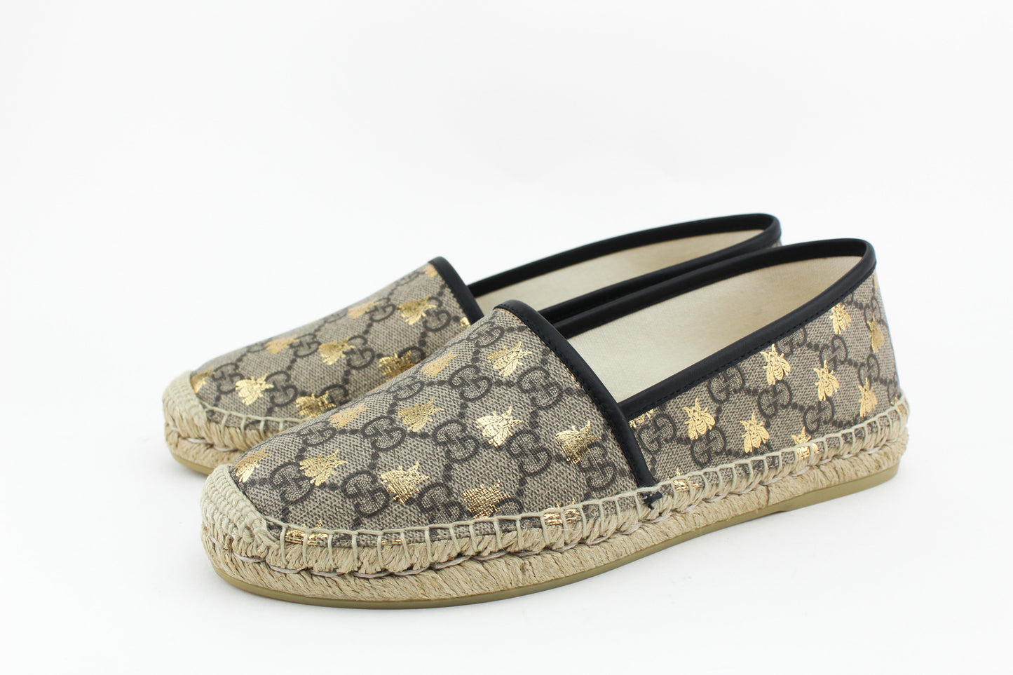 Gucci GG Supreme Bee Espadrilles