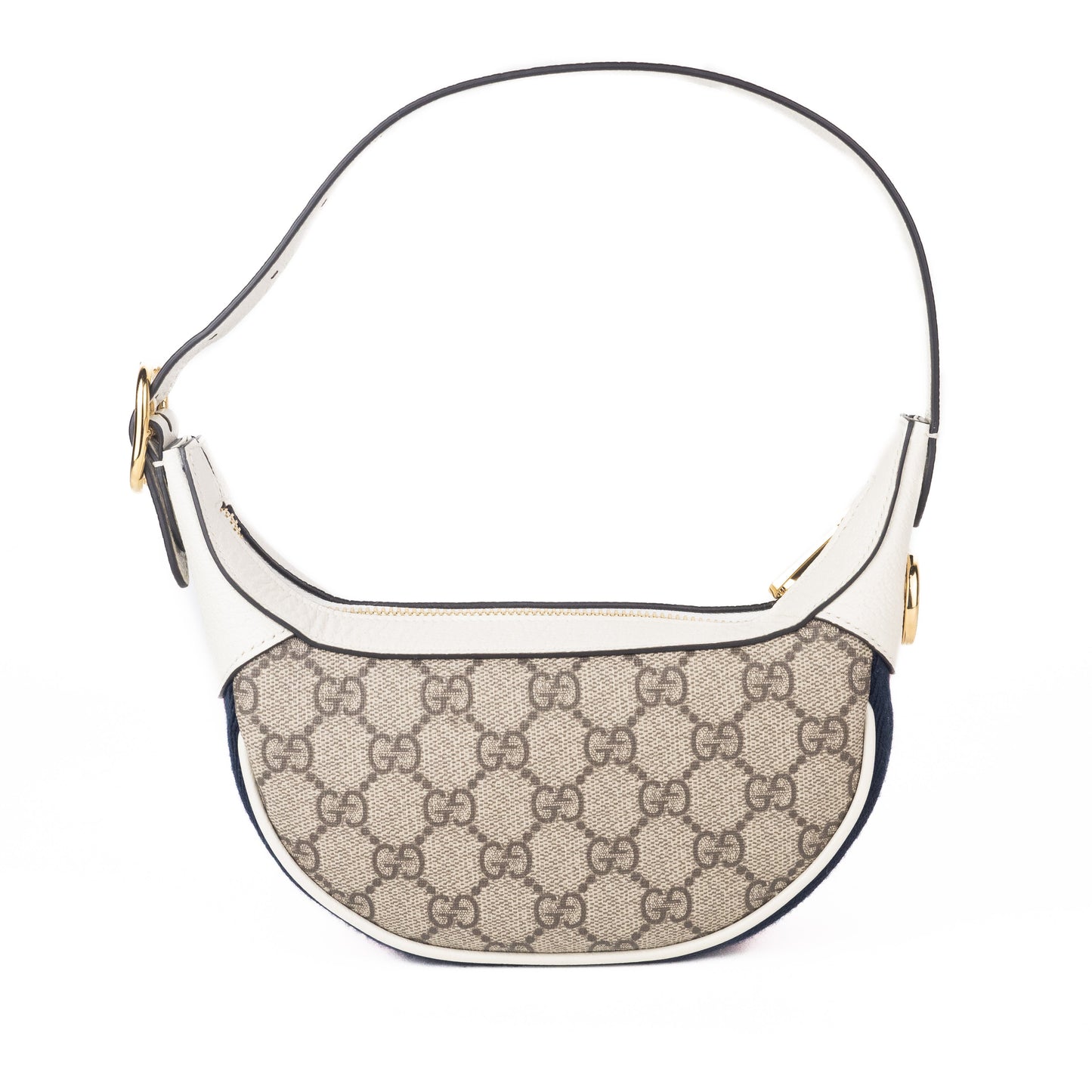 Gucci Ophidia GG Supreme Mini Bag in White