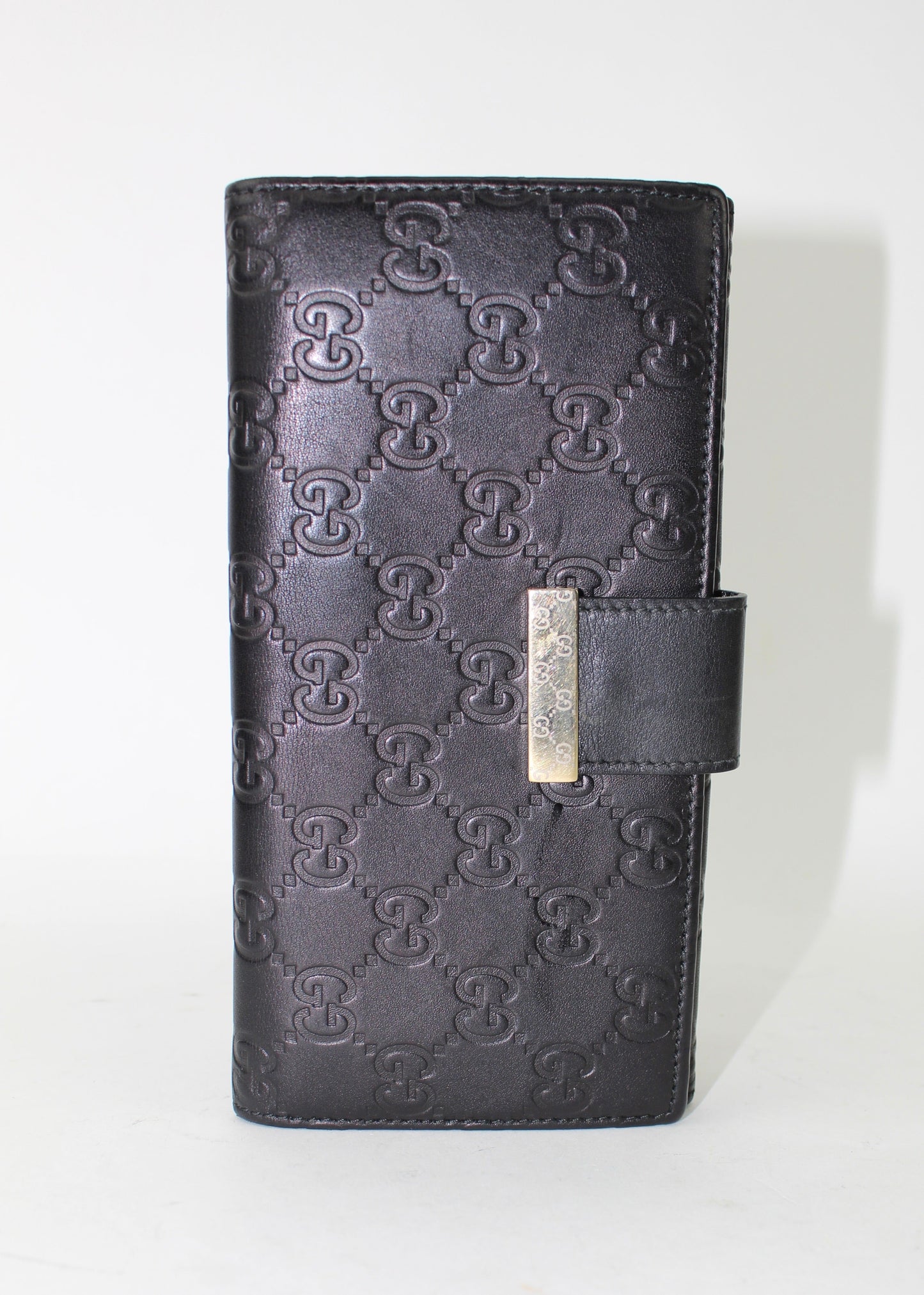 GUCCI SIGNATURE CHECKBOOK WALLET