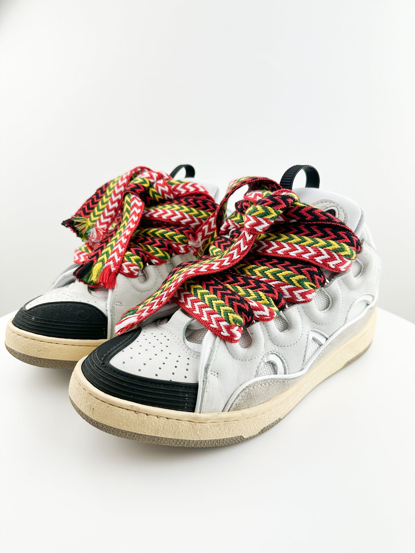 Lanvin Leather Curb Sneaker