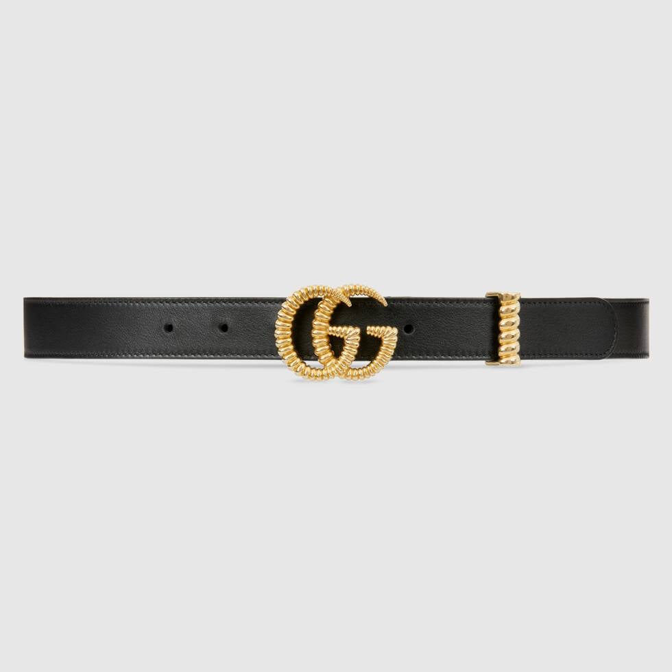 Gucci GG Torchon Leather Belt