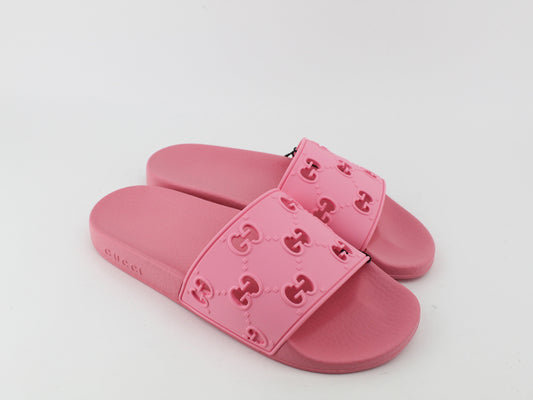 Gucci Rubber GG Slides