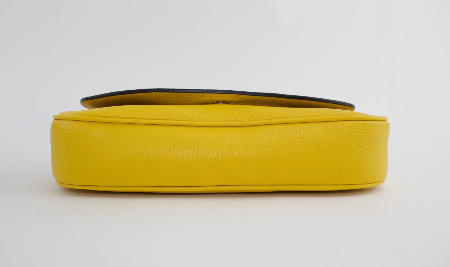 GUCCI SOHO CHAIN MEDIUM YELLOW CROSSBODY