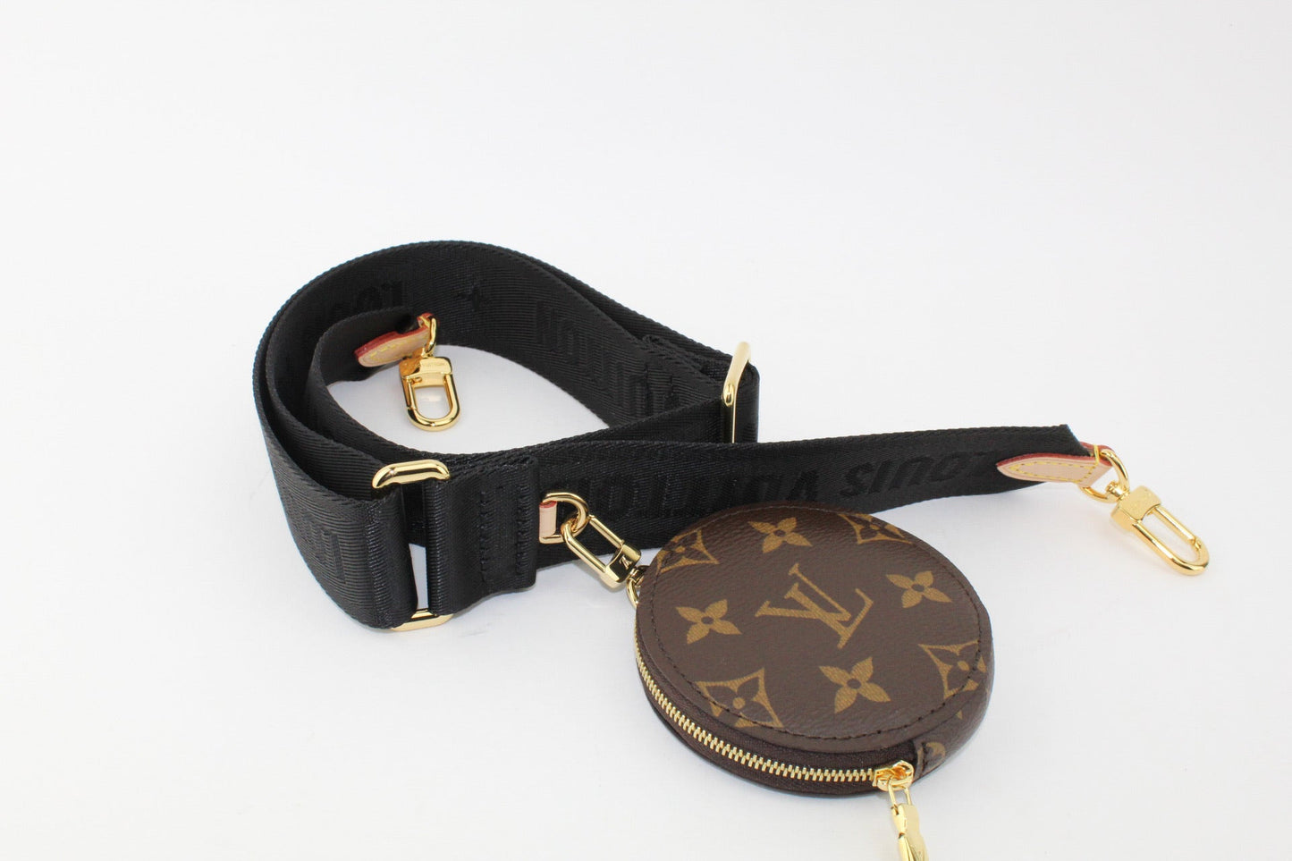 LOUIS VUITTON BANDOULIERE  STRAP BLACK