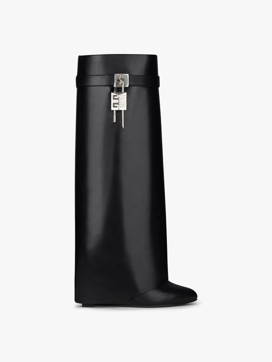 Givenchy Shark Lock Pant Boots in Leather