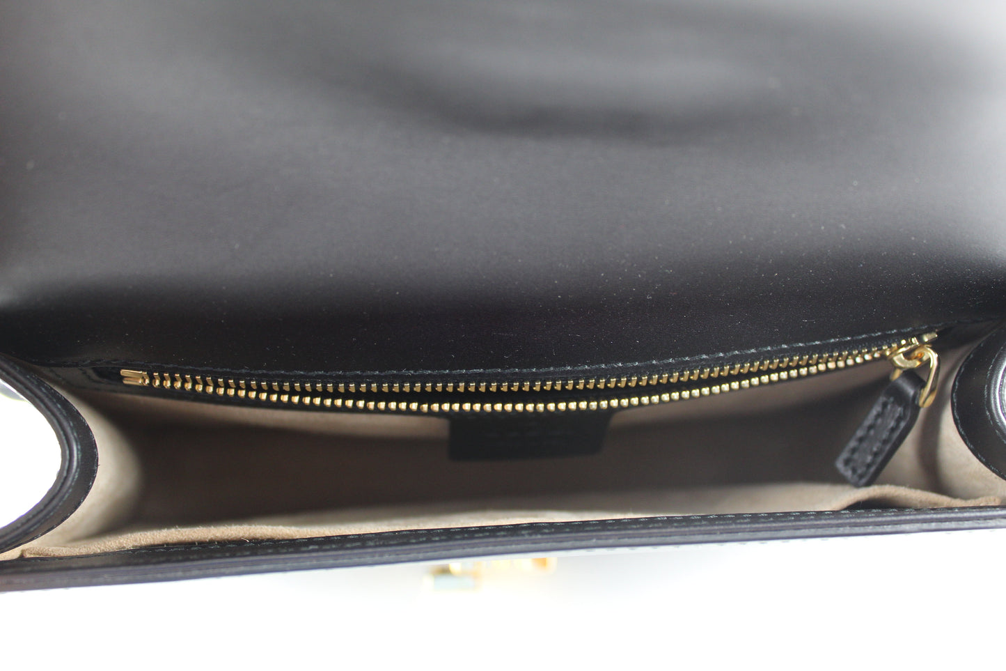 Gucci Leather Black Sylvie Belt Bag