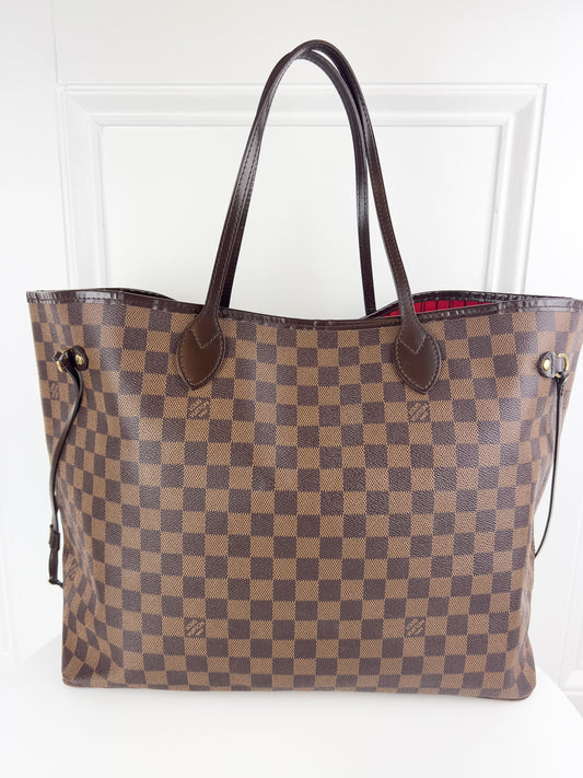Louis Vuiton Damier Neverfull Gm.