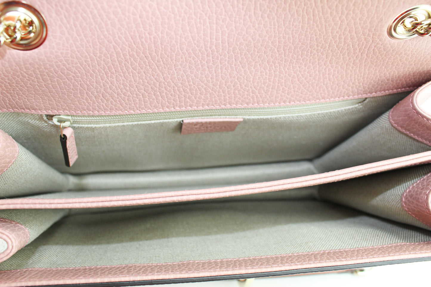 GUCCI MEDIUM CALFSKIN INTERLOCKING G SHOULDER BAG