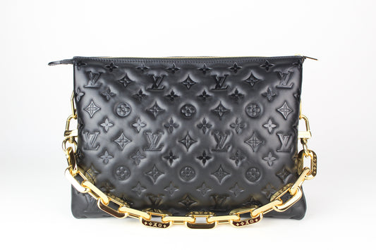 Louis Vuitton Coussin MM in Black