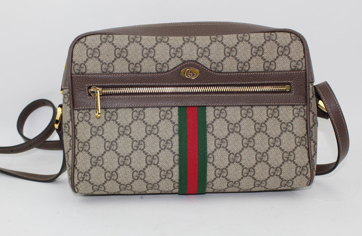GUCCI OPHIDIA GG SUPREME SHOULDER BAG