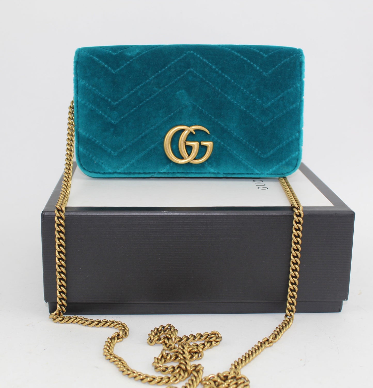 Gucci Velvet mini shoulder Bag