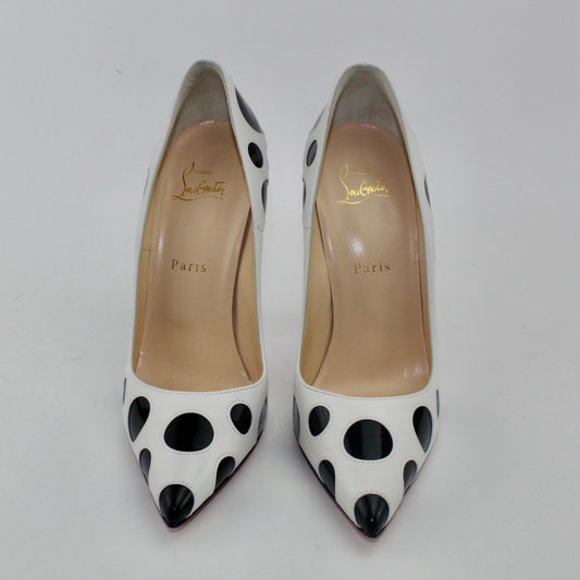 CHRISTIAN LOUBOUTIN SO KATE 120mm BUBBLE LATTE/BLACK