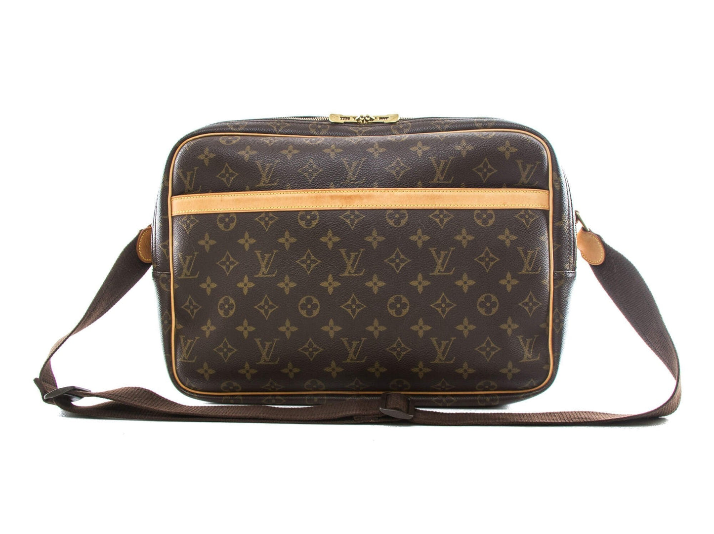 LOUIS VUITTON  MONOGRAM REPORTER GM CROSSBODY BAG
