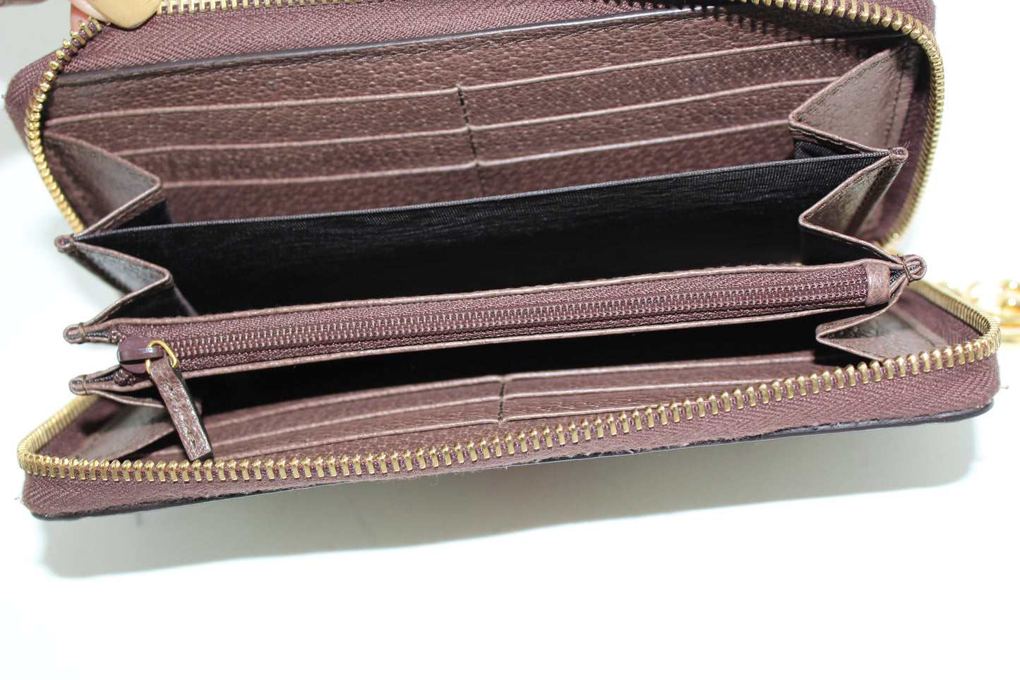 GUCCI OPHIDIA GG SUPREME CANVAS WALLET