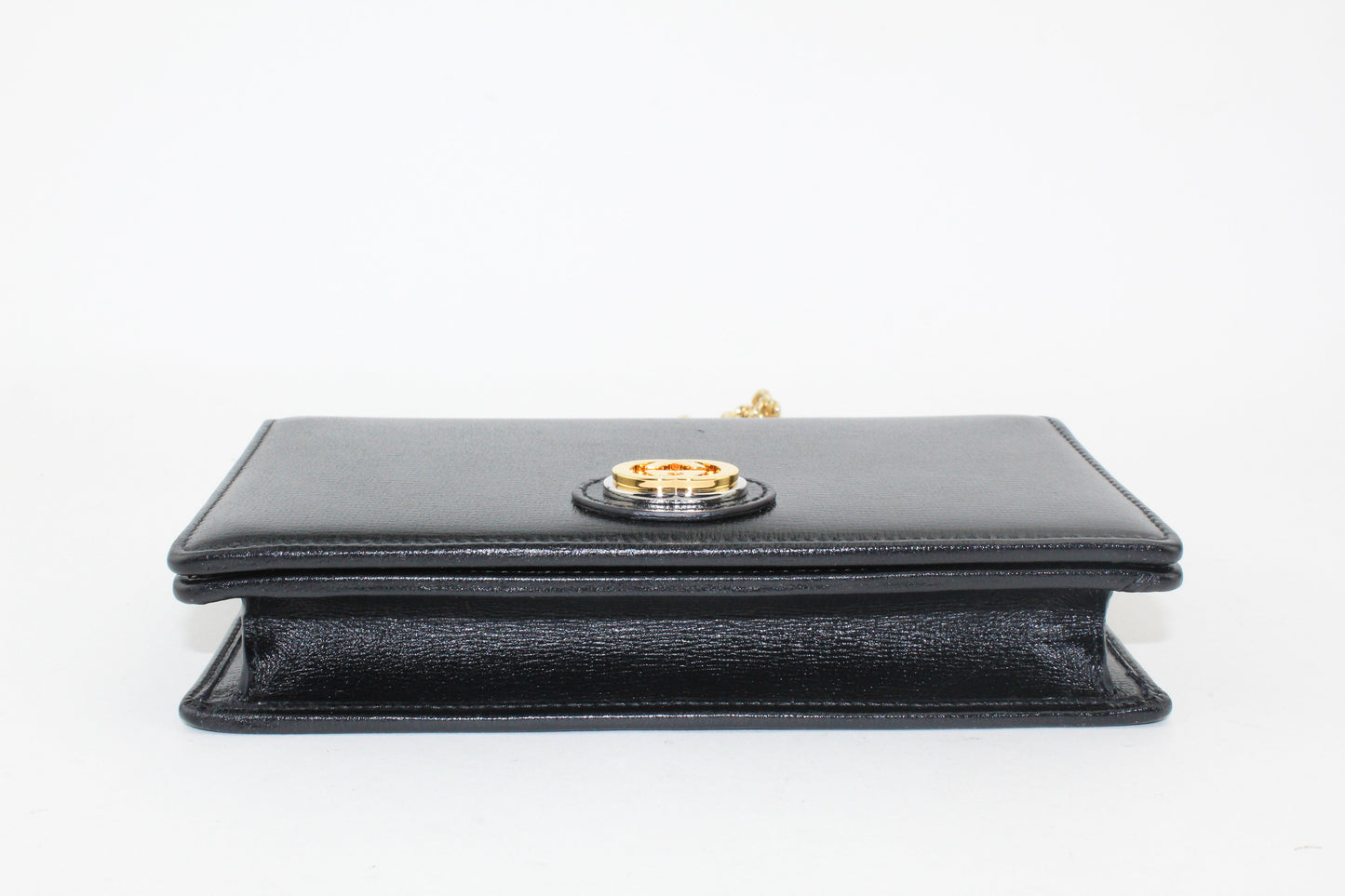 Gucci Leather Chain Crossbody Bag